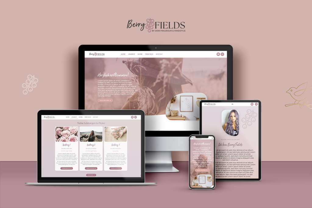 Design-Templates auf WordPress Basis